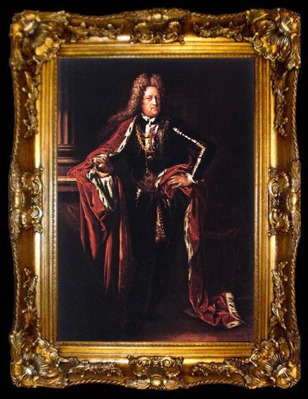 framed  WERFF, Adriaen van der Johann Wilhelm, Elector Palatine of Pfalz, ta009-2